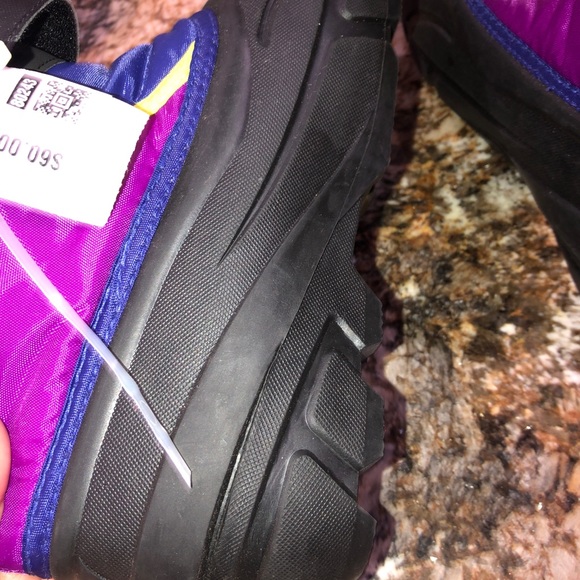 Sorel purple yellow new size 5 winter boots - Picture 10 of 12